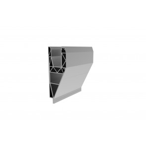 SB-A3 Baseprofile, stainless steel look